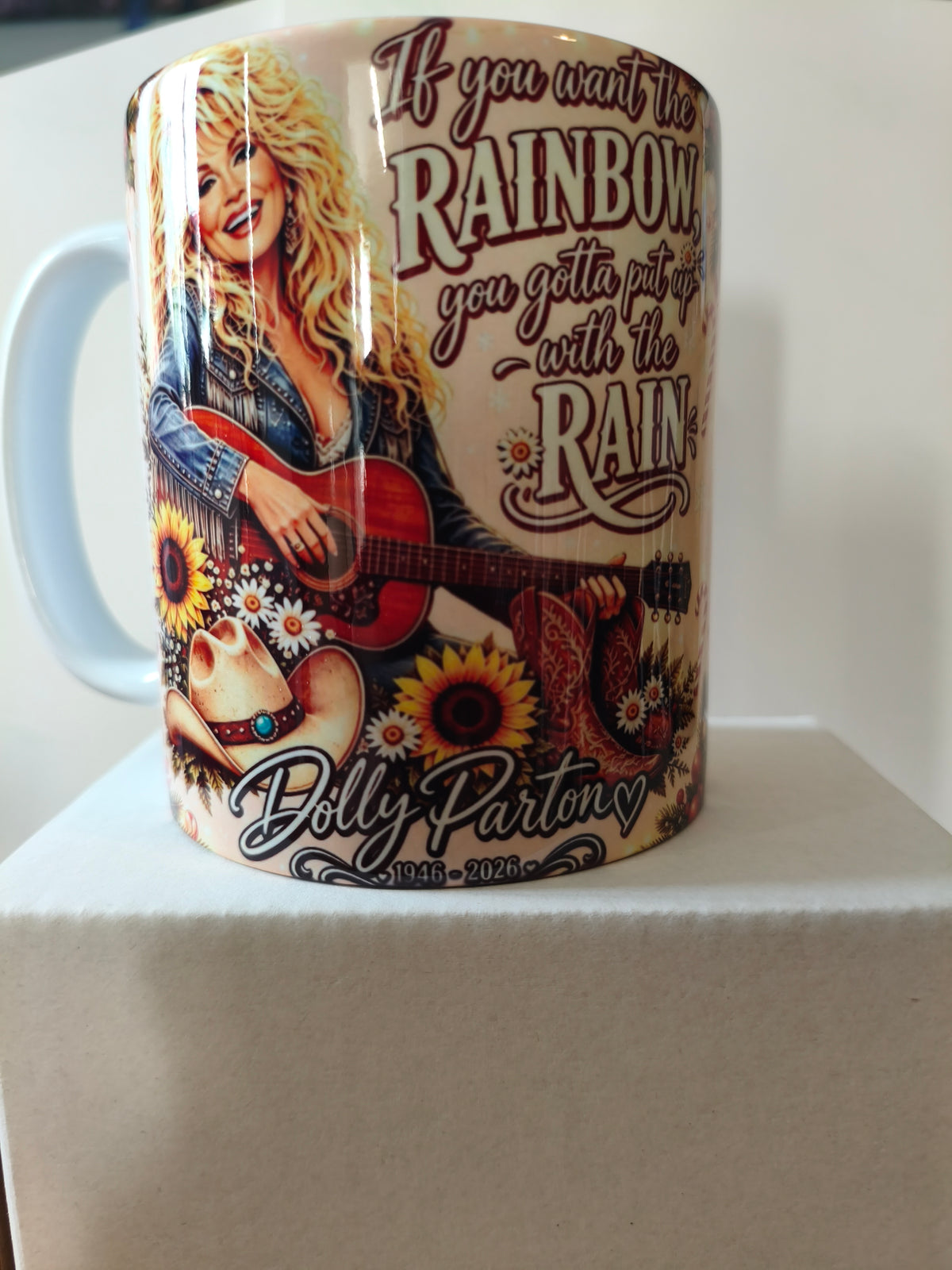Dolly parton mug